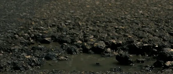 Northampton — broken road surface
