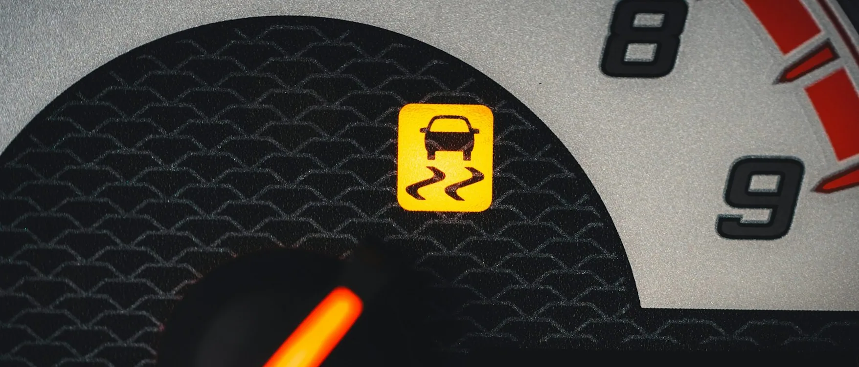 a warning light in the cluster