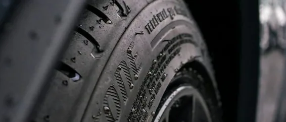 a tyre sidewall